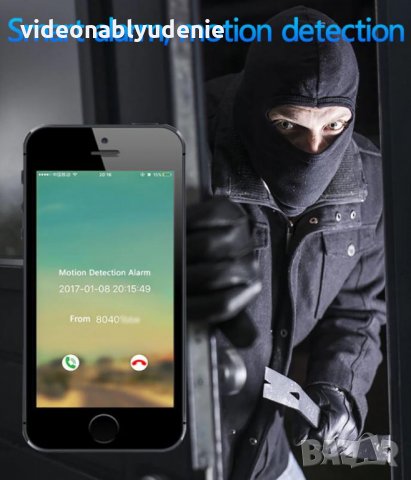 360° ULTRA HD 2/3MPx Метал Водоуст. Бебефон Wi-Fi FishEye Панорамен Интерком Микрофон+Звук КартаСлот, снимка 6 - IP камери - 26337119