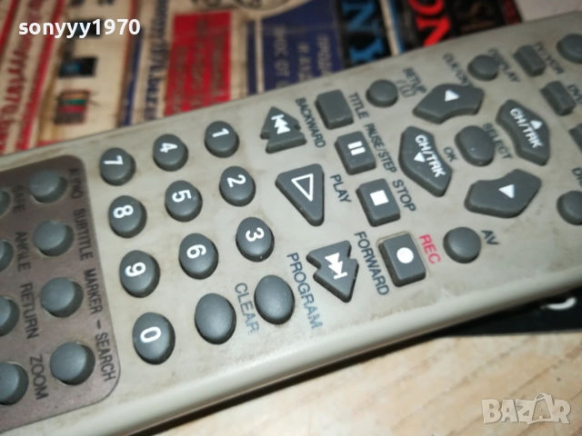 SANYO DVD/VCR COMBO REMOTE-ВНОС SWISS 2811251935, снимка 5 - Дистанционни - 52577725