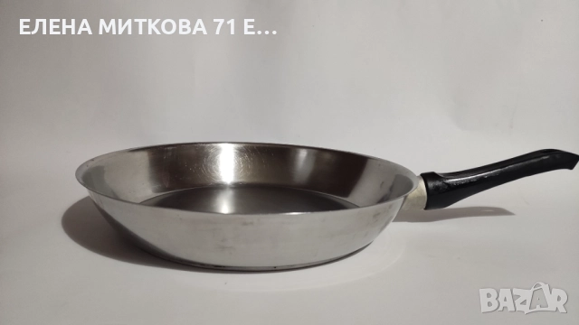 WMF масивен немски тиган от неръждаема стомана двойно дъно бакелитова дръжка, снимка 2 - Съдове за готвене - 52878497