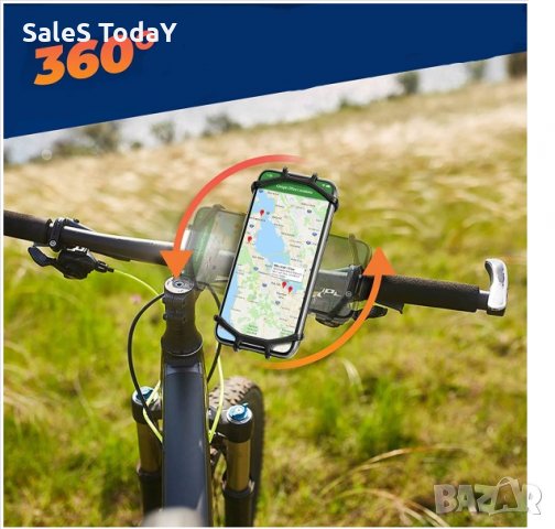 Стойка за телефон, за велосипед, държач на GSM за колело, снимка 3 - Аксесоари за велосипеди - 33669390