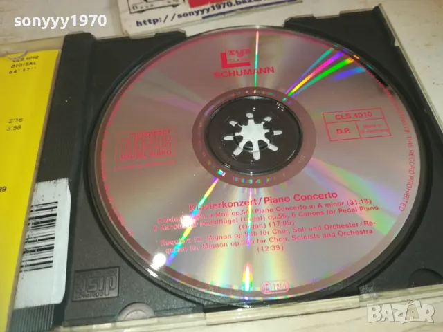 SCHUMANN CD-MADE IN WEST GERMANY 3010241642, снимка 17 - CD дискове - 47776544