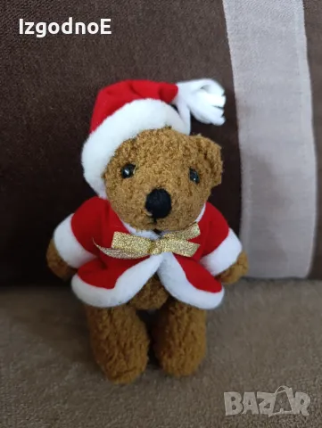 Ретро коледно мече, винтидж коледно мече, снимка 1
