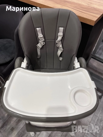 Столче за хранене Kikkaboo Spicy, сив, снимка 4 - Столчета за хранене - 52838489