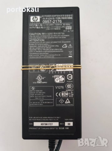 +Гаранция Зарядно захранване PSU HP 32V и 16V 1.6A, снимка 5 - Захранвания и кутии - 36974659