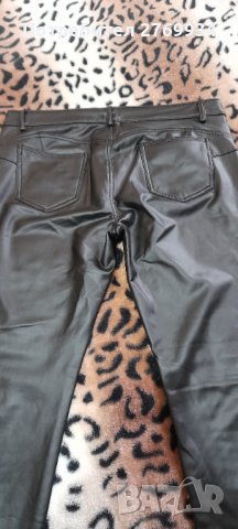 Кожен панталон нов размер 2XL, снимка 2 - Панталони - 39820446