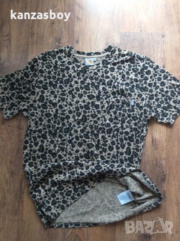 carhartt s/s leopard - страхотна мъжка тениска КАТО НОВА, снимка 10 - Тениски - 32751772