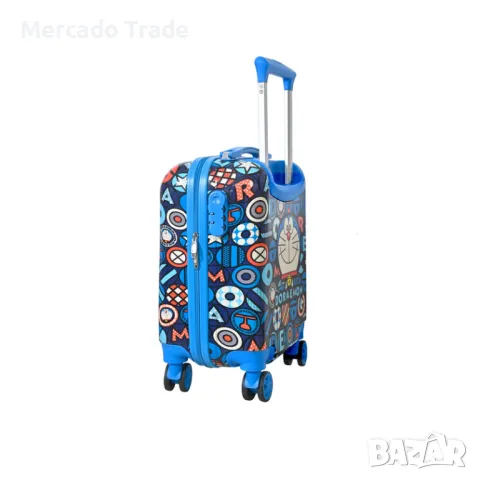 Детски куфар Mercado Trade, Поликарбон, Мишка, Различни размери, снимка 2 - Куфари - 47701849