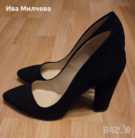 Обувки на ток 37, снимка 2 - Дамски обувки на ток - 52266069