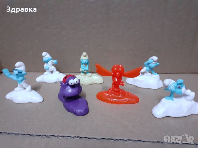 7 играчки The Smurfs от Макдоналдс/Mcdonalds 