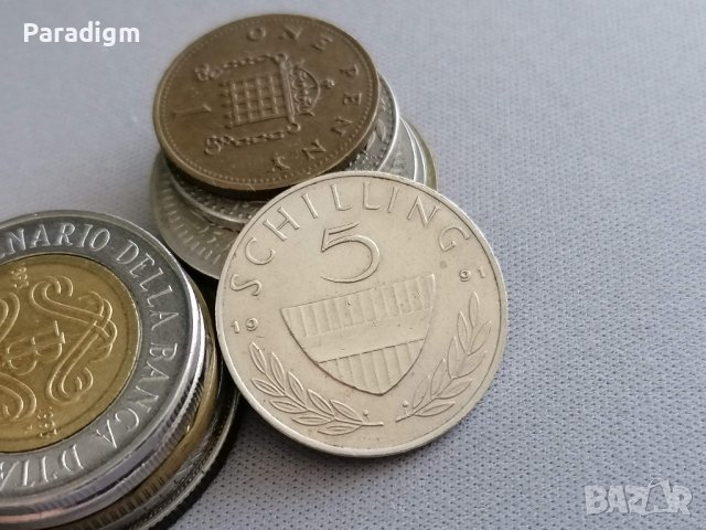 Монета - Австрия - 5 шилинга | 1991г.