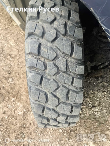 гуми за кал offroad 225 75 16r с дот 09/17г nortenha mtk2 -цена 510лв, или 260,76 евро  за 4 броя об