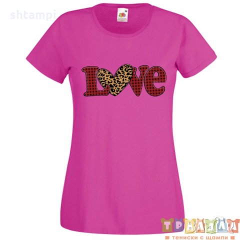 Дамска тениска Свети Валентин Love Gnome Valentine's 9, снимка 3 - Тениски - 35547283