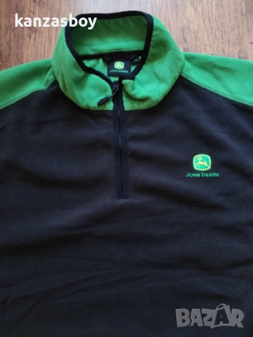john deere - мъжко поларено горнище 2ХЛ, снимка 4 - Блузи - 52238357