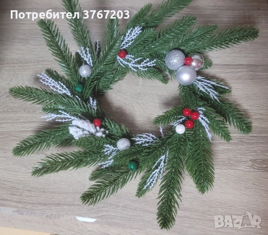 ръчно направена коледна украса, снимка 3 - Декорация за дома - 52708437