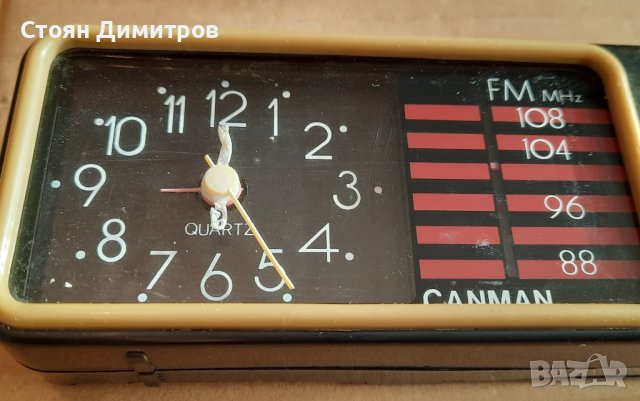 Радиоприемник-часовник Canman ACR-6, снимка 6 - Радиокасетофони, транзистори - 43264399