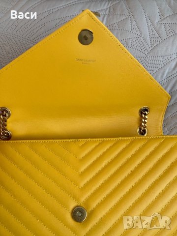 YSL Saint Laurent чанта естествена кожа, снимка 3 - Чанти - 43524907