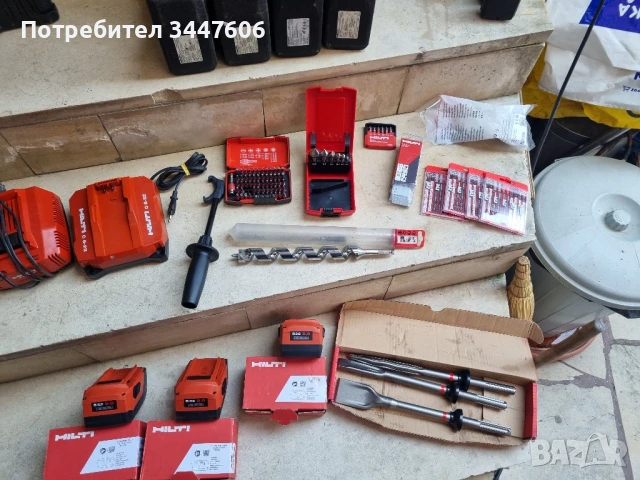 Hilti / Хилти B36 , B22 , B12 , Nuron батерия / батерии и зарядно / зарядни , снимка 8 - Други инструменти - 50645668