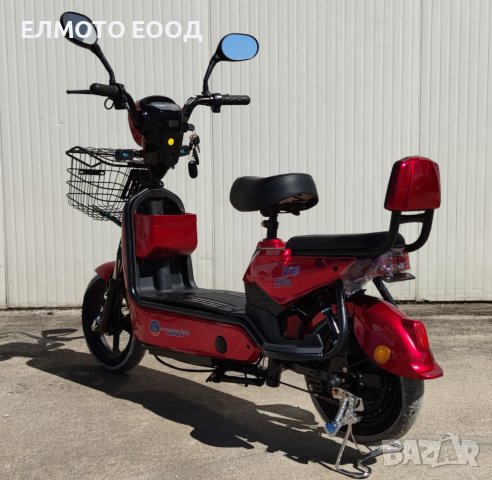 Електрически скутер 350W 20Ah батерия модел MK-K червен цвят, снимка 7 - Мотоциклети и мототехника - 40534532