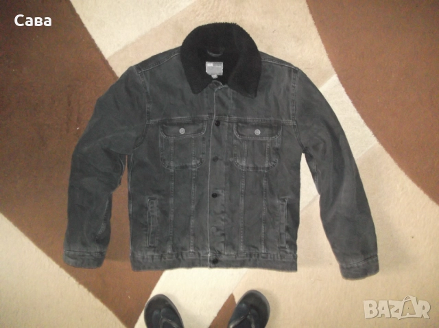 Зимно дънково яке ASOS  мъжко,М, снимка 2 - Якета - 52267934