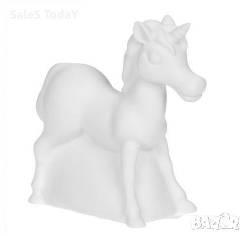 Нощна лампа, Unicorn, Детска, 14,5x6,5x14,5 см, снимка 2 - Настолни лампи - 43085880