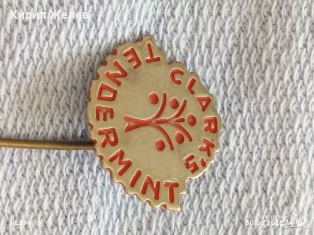 Пет значки стари редки CLARKS,CVV,HEME PRO за КОЛЕКЦИЯ ДЕКОРАЦИЯ 24950, снимка 10 - Колекции - 50848172