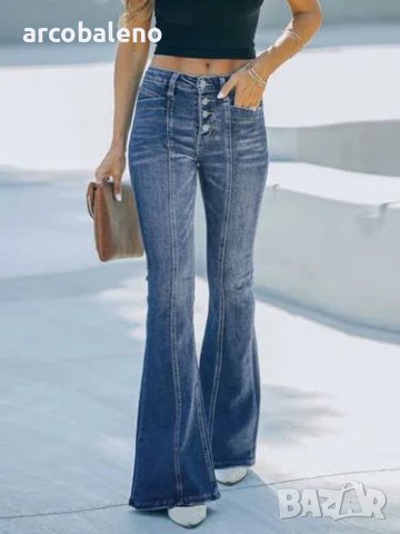 Дамски еластични дънки, снимка 2 - Дънки - 43887747