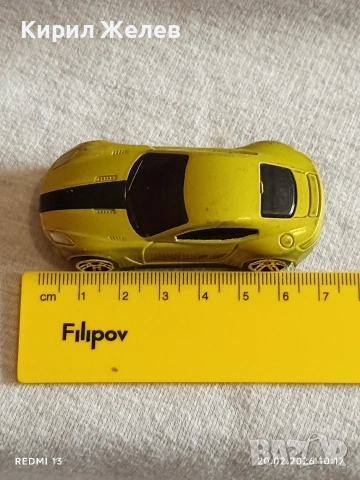 Метална количка спортен модел за КОЛЕКЦИЯ ДЕКОРАЦИЯ 18076, снимка 6 - Колекции - 53557807