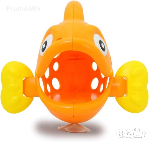 Комплект от 4 броя играчки за баня Jamara 460614 Hungry Fish Orange Гладна рибка играчки за вода , снимка 5 - Други - 50784203