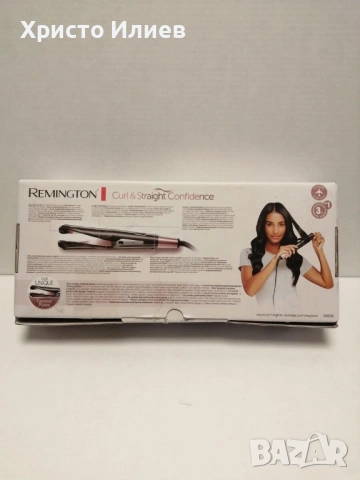 Преса за коса REMINGTON CURL & CONFIDENCE S6606, снимка 6 - Преси за коса - 53205566