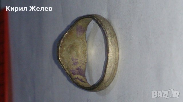 Старинен пръстен сачан над стогодишен - 60181, снимка 4 - Антикварни и старинни предмети - 29011530