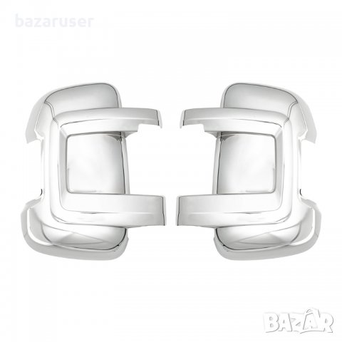 К-т Хром капаци за огледала Fiat Ducato,Peugeot Boxer,Citroen Jumper (след 2006г.), снимка 2 - Аксесоари и консумативи - 39556274