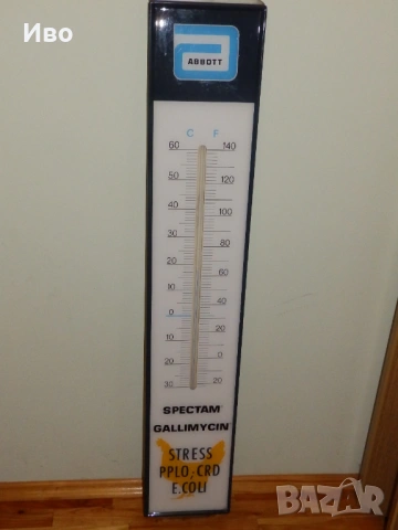 Голям стенен термометър