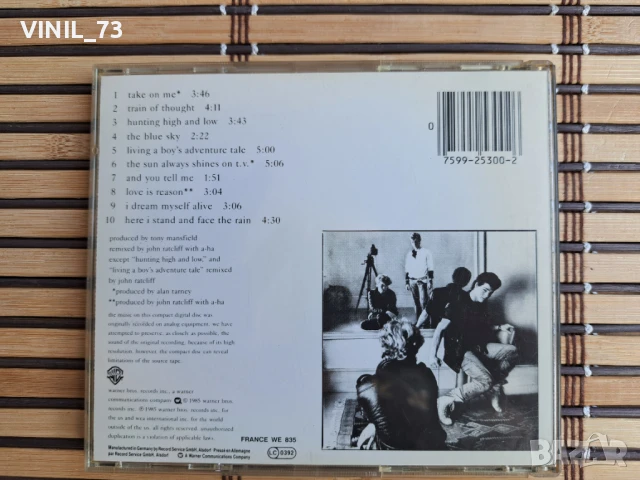 a-ha – Hunting High And Low, снимка 3 - CD дискове - 50628875