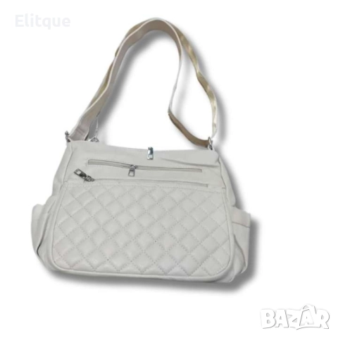 Красива дамска к. капитонирана чанта, снимка 4 - Чанти - 52854002
