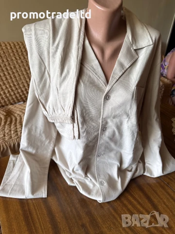 Българска мъжка пижама с копчета трико 54 номер, снимка 2 - Други - 50986605