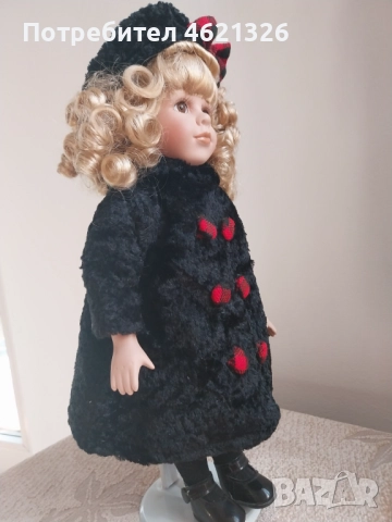 Винтидж порцеланова кукла зимна като ново от колекцията Collector's Choice, снимка 7 - Декорация за дома - 52155685