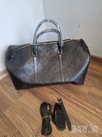 Страхотен пътнически сак LOUIS VUITTON, среден размер, с голяма дръжка , нов , снимка 6 - Сакове - 51357810