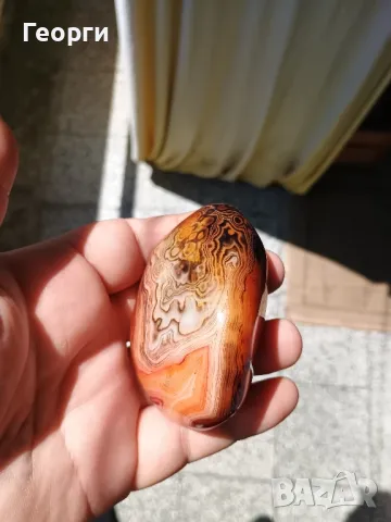 Натурален ахат от Мадагаскар-3, снимка 6 - Колиета, медальони, синджири - 50241458