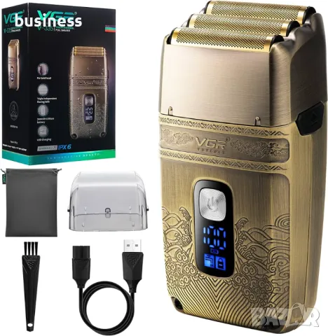 Машина за бръснене с бутално движение VGR, V-335, Водоустойчива, снимка 4 - Мъжка козметика - 50331356