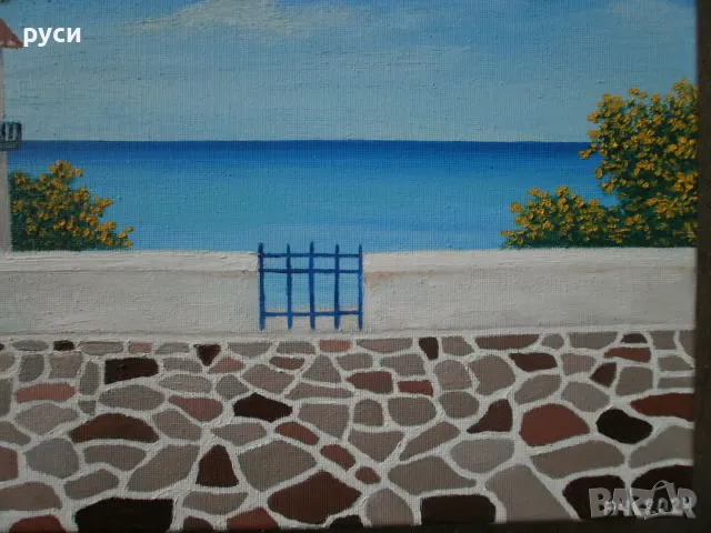 Гръцки пейзаж, снимка 9 - Картини - 47498966