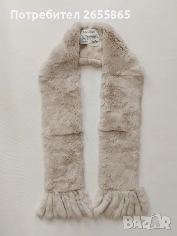 MAX MARA шал от естествен косъм , снимка 3 - Шалове - 48386189