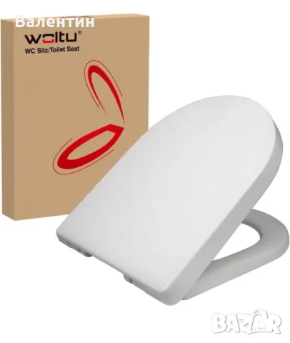 Капак и седалка за WC с плавно затваряне