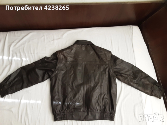 кожено яке - естествено кожа, черно, свалящи се ръкави, снимка 4 - Якета - 52678633