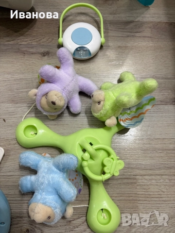 Въртележка за кошара Fisher price, снимка 4 - Музикални играчки - 52739404