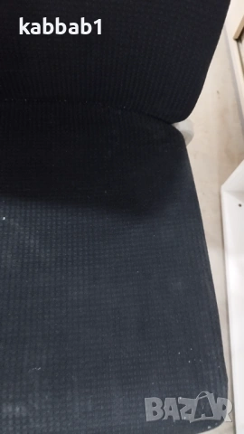 Стол - посетителски офис столове текстилна дамаска 5бр - метални крака, снимка 5 - Столове за офис - 53477304