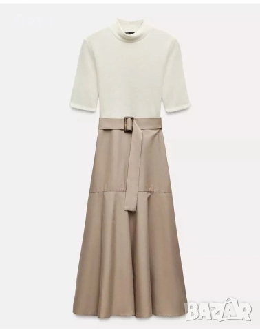 Рокля Зара ZARA, снимка 2 - Рокли - 52627396