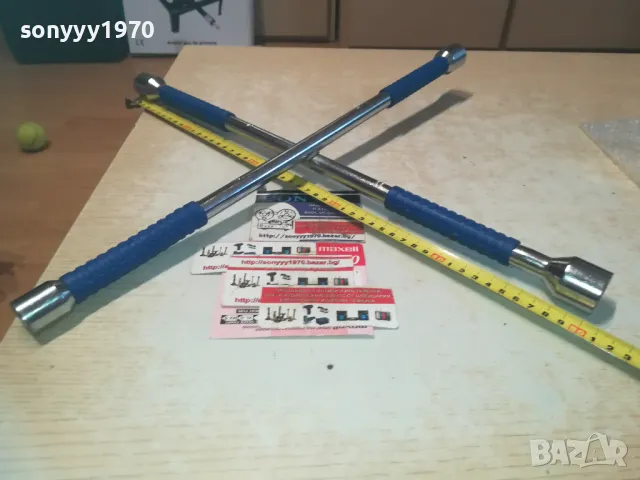 ГОЛЯМА КРЪСТАЧКА 50СМ КЛЮЧ ЗА ГУМИ, снимка 6 - Ключове - 47558213