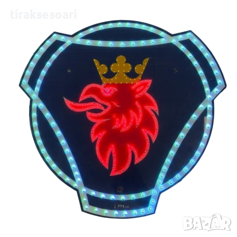 Светеща табела LED SCANIA 12/24V - T673, снимка 4 - Аксесоари и консумативи - 51236215