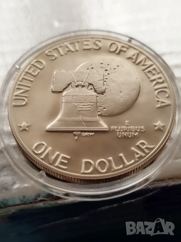 Един долар 1976г.(proof), снимка 4 - Нумизматика и бонистика - 52622299
