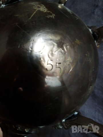 посребрен бароков чайник, снимка 6 - Антикварни и старинни предмети - 34581178